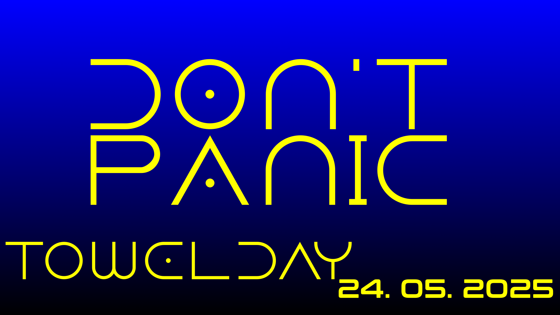 Towelday 24. Mai 2025